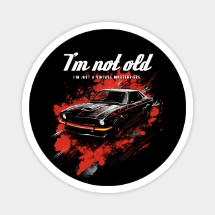 Vintage Tribute to Classic Muscle Cars Magnet